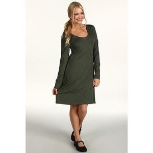 horny Toad olive green long sleeve dress